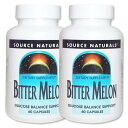  ソースナチュラルズ ビターメロン (ニガウリ ゴーヤ) 60粒 Source Naturals Bitter Melon 60Capsules