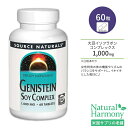 ソースナチュラルズ ゲニステイン 大豆イソフラボンコンプレックス 1000mg タブレット 60粒 Source Naturals Genistein Soy Complex 1000mg Tablet イソフラボン ゲニステイン ウーマンズサポート