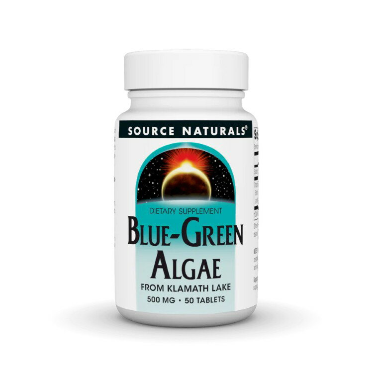 【ポイントUP★1日0時-12日9時】ソースナチュラルズ ブルーグリーンアルジー フリーズドライ 500mg 50粒 Source Naturals Blue-Green Algae Freeze Dried 500 mg 50 Tablet 【お取り寄せ商品】【合わせて買いたい】