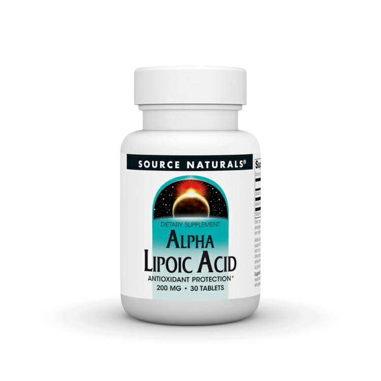 【ポイントUP★1日0時-12日9時】ソースナチュラルズ アルファリポ酸 200mg 30粒 Source Naturals Alpha Lipoic Acid 200 mg 30 Tablet 【お取り寄せ商品】【合わせて買いたい】