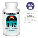 \[Xi`Y r^~B-12 2000mcg 100 g[` Source Naturals Vitamin B-12 Tvg r^~ r^~B12 r^~Tv VAmRo~