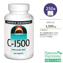 \[Xi`Y C-1500 r^~C 1500mg [Yqbvz 250 ^ubg Source Naturals C-1500 With Rose Hips 250 Tablets Tvg r^~ [Yqbv Zx