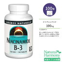 ソースナチュラルズ ナイアシンアミド ビタミンB-3 100mg 100粒 タブレット Source Naturals Niacinamide Vitamin B-3 Tablets フラッシュフリー