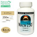 ソースナチュラルズ ナイアシン 250mg 250粒 Source Naturals Niacin 250mg 250Tablets[お得サイズ] 1