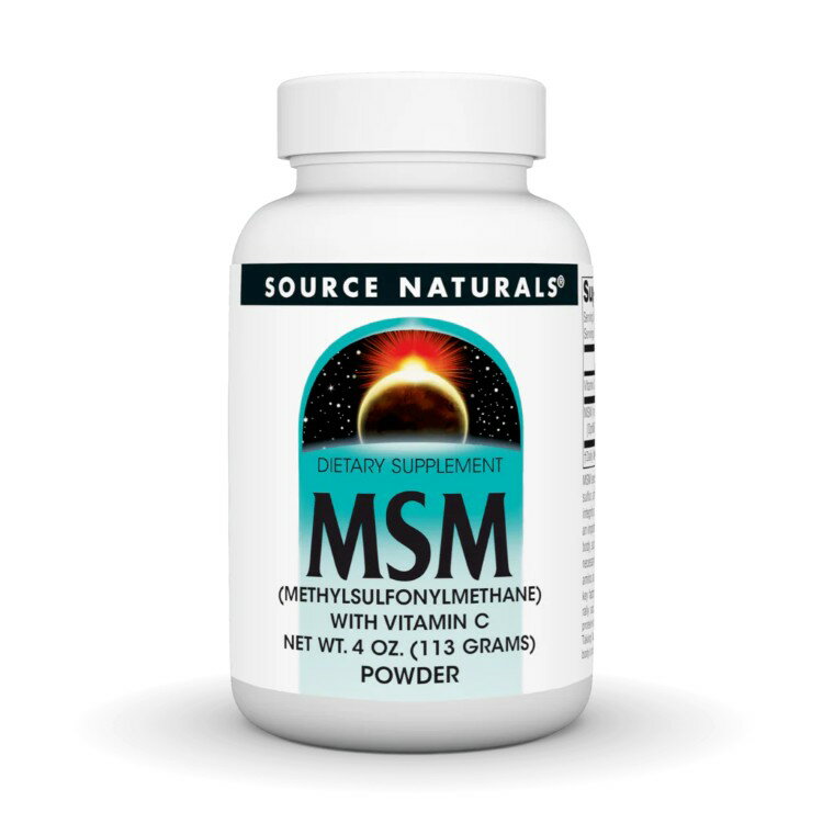�������ʥ����륺 MSM�ܥӥ��ߥ�C �ѥ����� 113g Source Naturals MSM with Vitamin C 4 oz....
