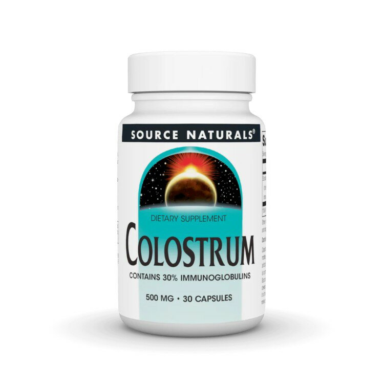 �������ʥ����륺 �������ȥ�� 500mg 30���ץ��� Source Naturals Colostrum 500 mg 30 Caps...