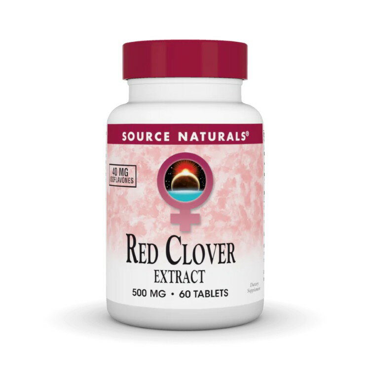 【ポイントUP★1日0時-12日9時】ソースナチュラルズ エターナルウーマン レッドクローバーエキス 500mg 60粒 Source Naturals Eternal Woman・Red Clover Extract 500 mg 60 Tablet 【お取り寄せ商品】【合わせて買いたい】