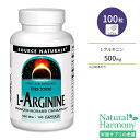 \[Xi`Y L-AMj 500mg 100 JvZ Source Naturals L-Arginine A~m_ ؃g AX[g