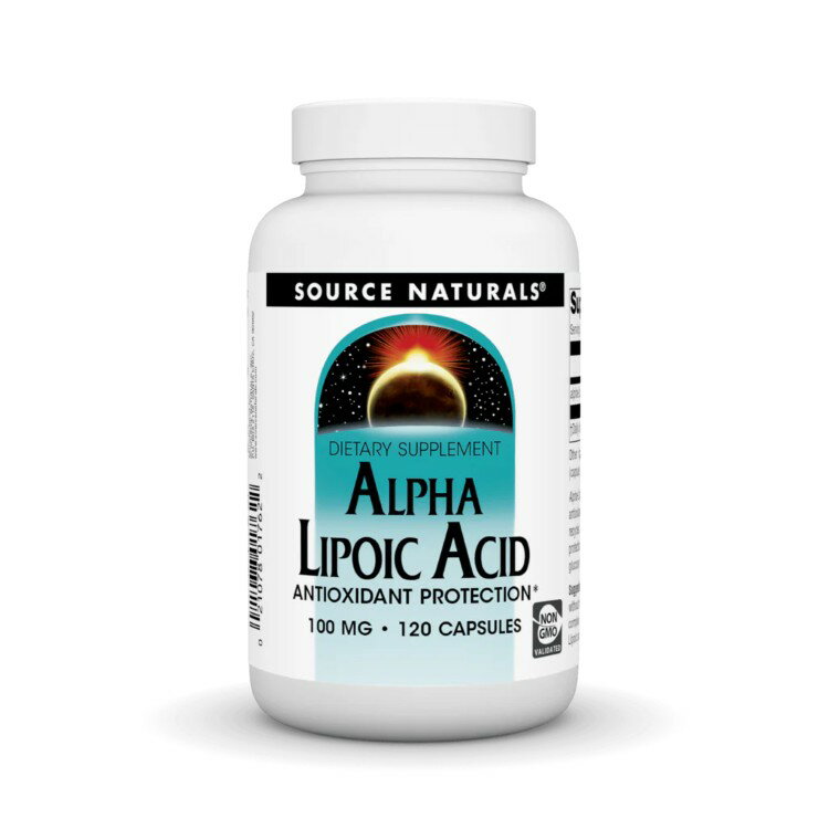 【ポイントUP★1日0時-12日9時】ソースナチュラルズ アルファリポ酸 100mg 120カプセル Source Naturals Alpha Lipoic Acid 100 mg 120 Capsule 【お取り寄せ商品】【合わせて買いたい】