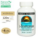 ソースナチュラルズ L-トリプトファン カルシウム＆活性型ビタミンB6配合 120粒 Source Naturals L-Tryptophan with B-6 120tablets サプリメント サプリ ダイエット・健康