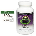 ソースナチュラルズ アサイーエキス 500mg 120粒 Source Naturals Acai Extract 500mg 120Capsules その1