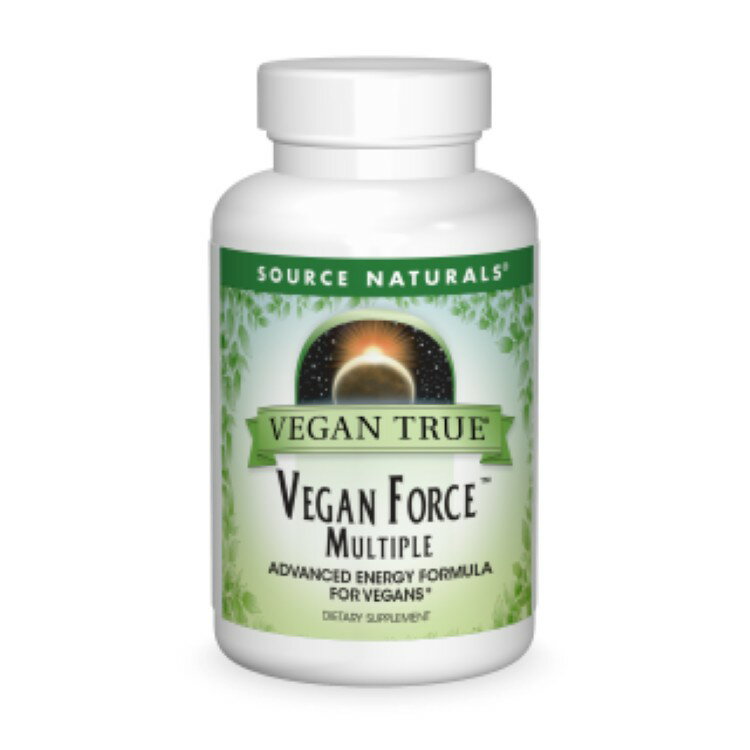 ソースナチュラルズ ヴィーガントゥルー ヴィーガンフォース マルチプル 60粒 Vegan Trueョ Vegan Force・Multiple 60 Tablet 【お取り寄せ商品】【合わせて買いたい】