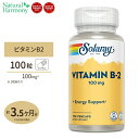 ソラレー ビタミンB2 100mg カプセル 100粒 Solaray Vitamin B2 VegCap その1