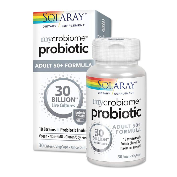 졼  50+ եߥ ޥХ ץХƥå 300 ٥ꥢ󥫥ץ 30γ Solaray Mycrobiome Probiotic Adult 50+, 30 Billion VegCap  ӥե