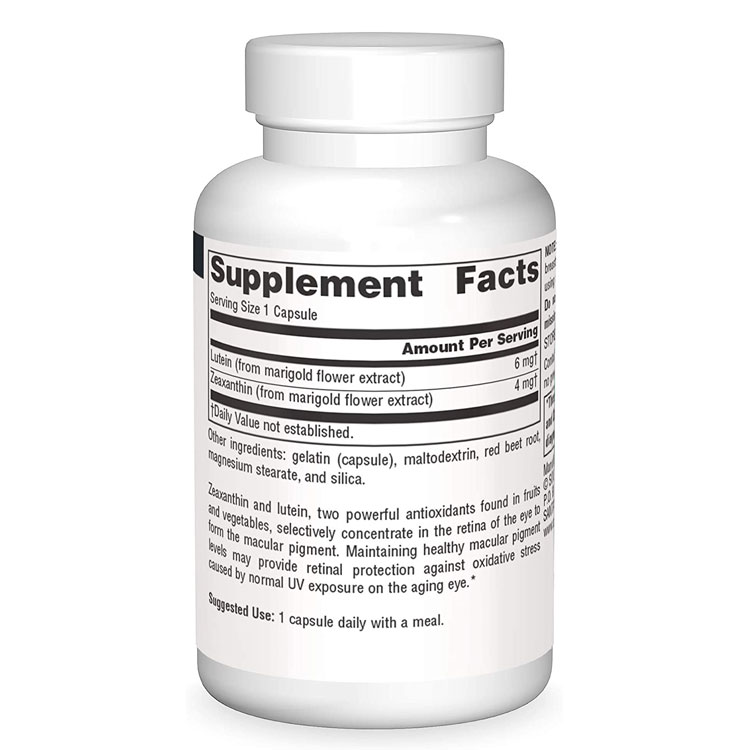 [目の健康を気遣う方に♪]ソースナチュラルズ ゼアキサンチン & ルテイン 10mg 30粒...