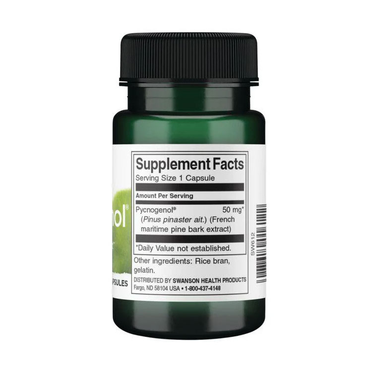 [健康かつ若々しく過ごしたい方に♪]スワンソン ピクノジェノール 50mg 50粒 カプセル Swanson Pycnogenol サプリメント フラボノイド ポリフェノール 健康サプリメント 栄養補助食品 海外 アメリカ