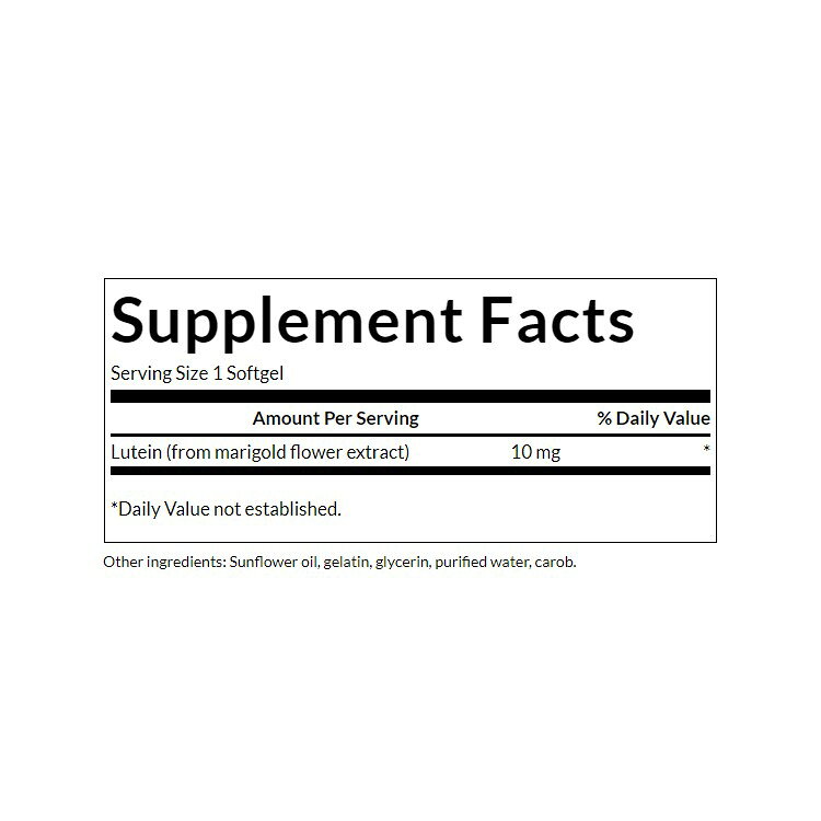 [目の健康を気遣う方に♪]スワンソン ルテイン 10mg ソフトジェル 60粒 Swanson Lut...