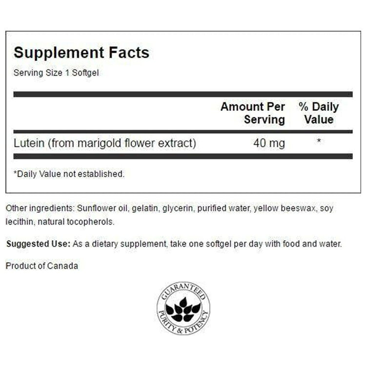 [目の健康を気遣う方に♪]スワンソン ルテイン ソフトジェル 40mg 60粒 Swanson Lutein 40mg 60 Soft gels ファイトケミカル 健康サプリメント 栄養補助食品 海外 アメリカ harmony-10040950 米国サプリ直販のNatural Harmony サンプル画像3