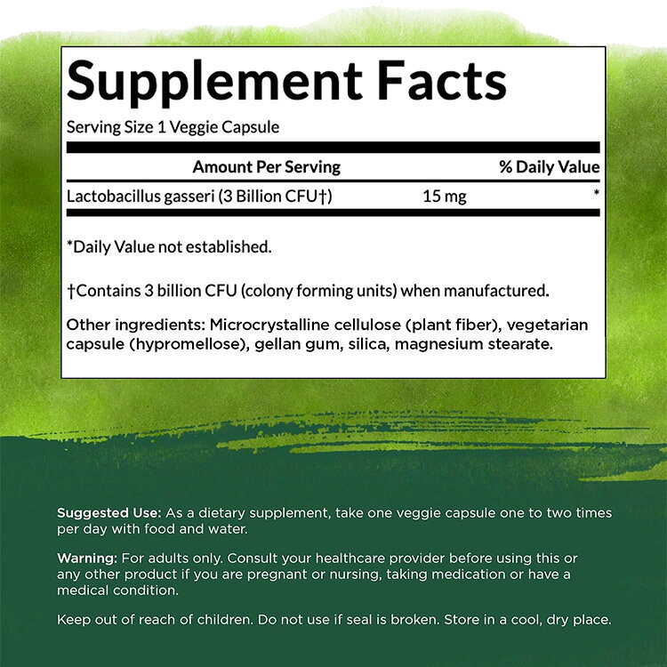 [内側を大切にするサプリ]スワンソン ラクトバチルスガセリ 30億CFU カプセル 60粒 Swanson Lactobacillus Gasseri 3 Billion CFU プロバイオティクス 健康サプリメント 栄養補助食品 海外 アメリカ harmony-10042031 米国サプリ直販のNatural Harmony サンプル画像3