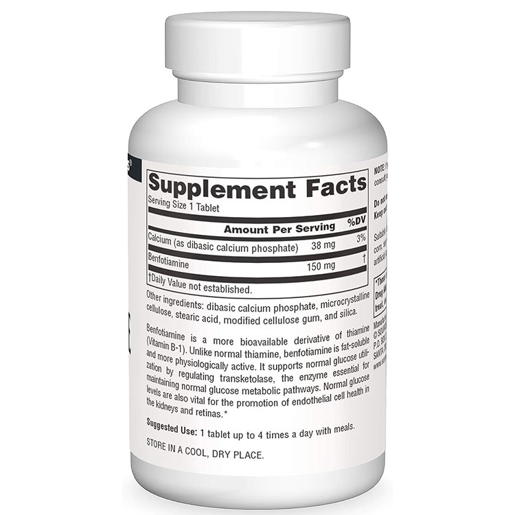 [運動で消耗しがちな栄養素を補給！]ソースナチュラルズ ベンフォチアミン 150mg 1...