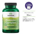 スワンソン プロバイオティック コンプレックス ベジタリアンカプセル 120粒 Swanson Probiotic Complex 乳酸菌 フラクトオリゴ糖 1