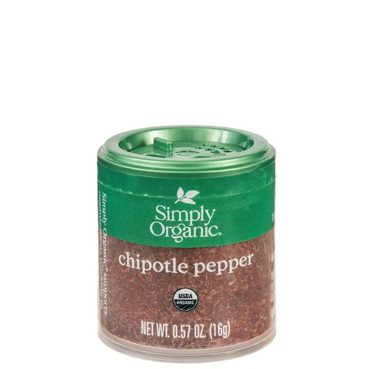 シンプリーオーガニック チポトレペッパー パウダー 16g Simply Organic Ground Chipotle Pepper 0.57 ..