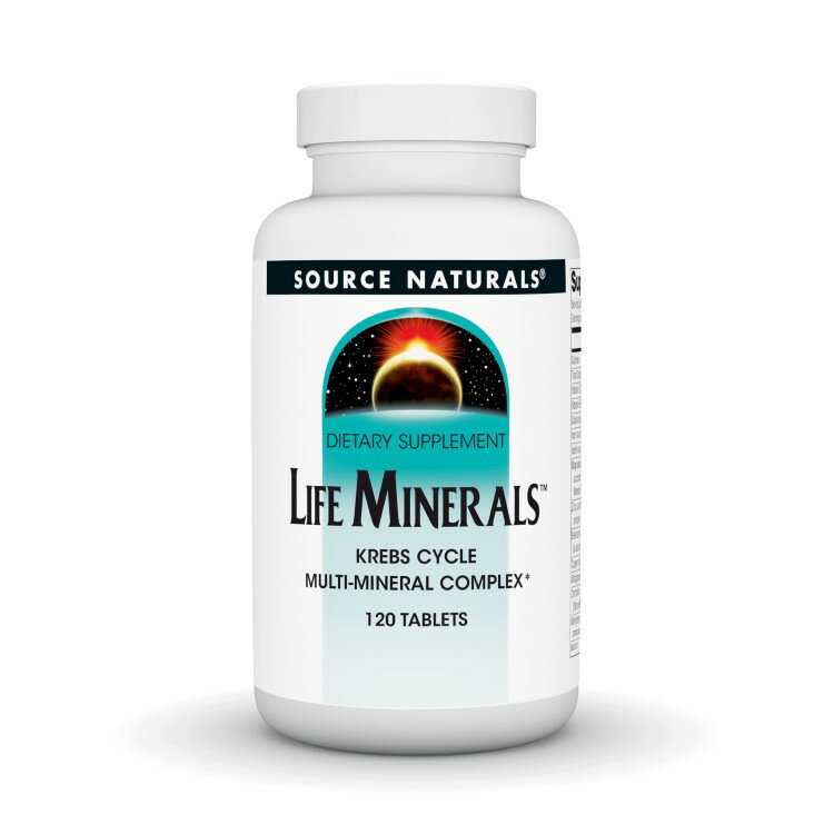 樂天商城 - ソースナチュラルズ ライフミネラル 鉄分配合 120粒 Source Naturals Life Minerals With Iron 120T 【お取り寄せ商品】