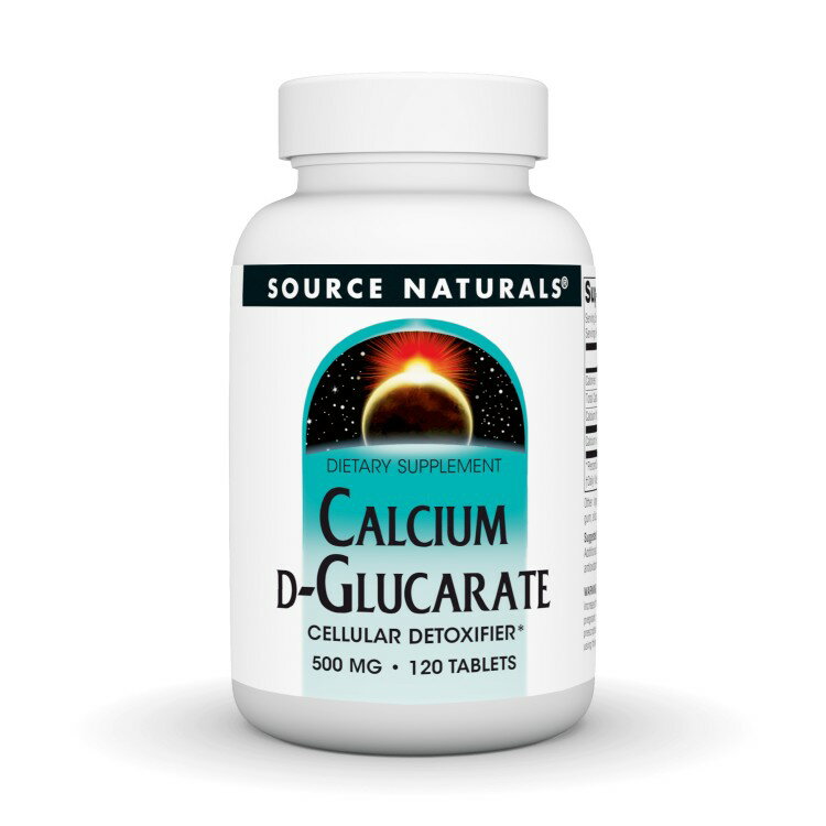 樂天商城 - ソースナチュラルズ カルシウム D-グルカレート 500mg 120粒 Source Naturals Calcium D-Glucarate 500Mg 120T 【お取り寄せ商品】