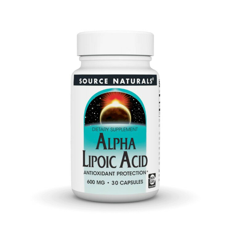 【ポイントUP★1日0時-12日9時】ソースナチュラルズ アルファリポ酸 600mg 30カプセル Source Naturals Alpha Lipoic Acid 600 mg 30 Capsule 【お取り寄せ商品】【合わせて買いたい】