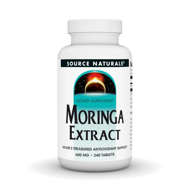 【ポイントUP★1日0時-12日9時】ソースナチュラルズ モリンガエキス 600mg 240粒 Source Naturals Moringa Extract 600 mg 240 Tablet 【お取り寄せ商品】【合わせて買いたい】