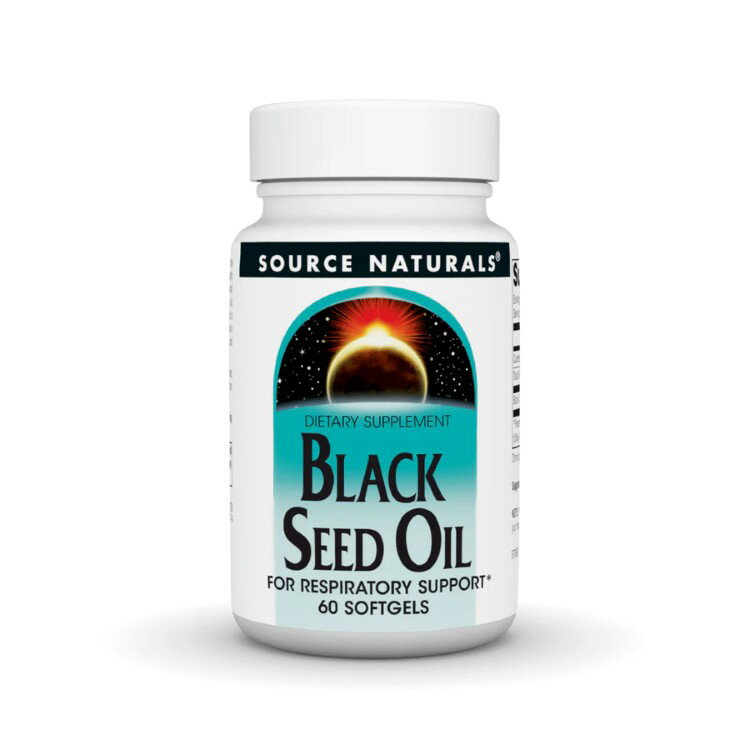 【ポイントUP★1日0時-12日9時】ソースナチュラルズ ブラックシードオイル 500mg 60ソフトジェル Source Naturals Black Seed Oil 500 mg 60 Softgel 【お取り寄せ商品】【合わせて買いたい】