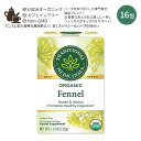 トラディショナルメディシナル フェンネルティー ティーバッグ 16包 32g (1.13oz) Traditional Medicinals Fennel Tea ノンカフェイン オーガニック ハーブティー