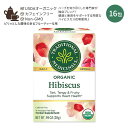 トラディショナルメディシナル ハイビスカスティー ティーバッグ 16包 28g (0.99oz) Traditional Medicinals Hibiscus Tea オーガニッ..