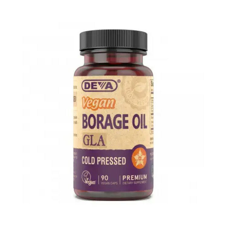 デバ ビーガン ボリジオイル 500mg 90ベジカプセル DEVA Vegan Borage Oil 500 mg 90 CAPVEGI 【お取り寄せ商品】