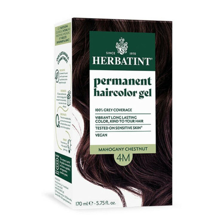 ハーバティント ナチュラルヘアカラー パーマネントマホガニーチェスナット (4M) 170ml HERBATINT NATU..
