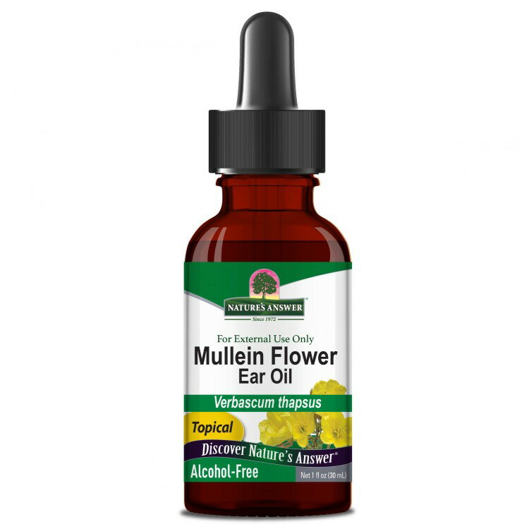 ネイチャーズアンサー マレインフラワーオイルエキス 28g NATURE'S ANSWER Mullein Flower Oil Extract 1 OUNCE 【お取り寄せ商品】