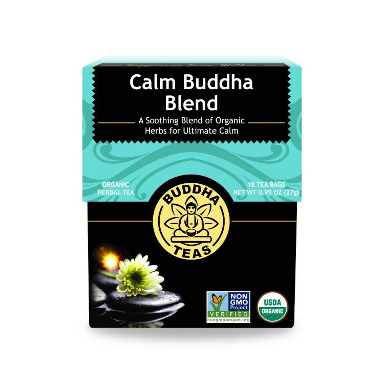 ブッダティー オーガニック カームブッダブレンドティー 18バッグ BUDDHA TEAS Organic Calm Buddha Bl..