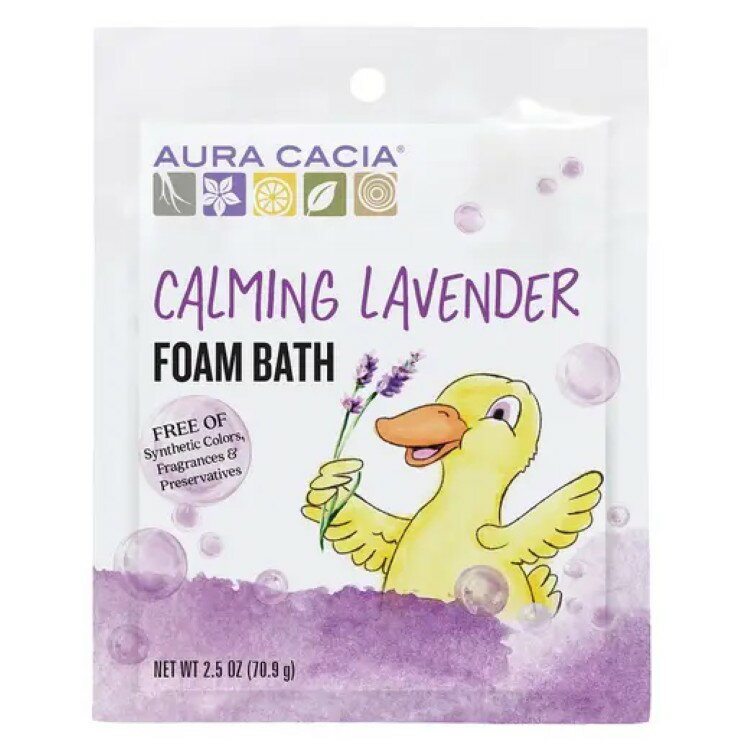 オーラカシア キッズ アロマフォームバス カーミング 71g AURA CACIA Kids Aromatherapy Foam Bath Cal..