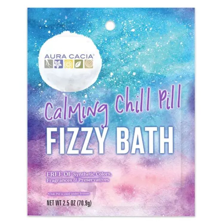 オーラカシア カーミング チルピル フィジーバス 71g AURA CACIA Calming Chill Pill Fizzy Bath 2.5 O..