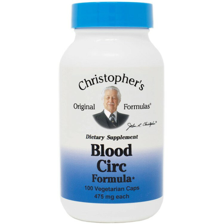 クリストファーズ ナリッシュ ブラッドサーキュレーション 100カプセル CHRISTOPHER'S ORIGINAL FORMULAS Nourish Blood Circulation 100 CAPSULE 【お取り寄せ商品】