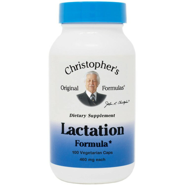 クリストファーズ ラクテーションフォーミュラ 100カプセル CHRISTOPHER'S ORIGINAL FORMULAS Lactation Formula 100 CAPSULE 【お取り寄せ商品】