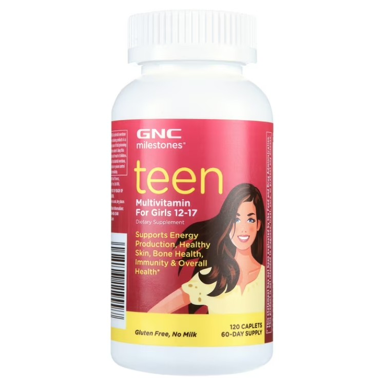 GNC マイルストーンズ ティーン マルチビタミン 120カプセル GNC Milestones Teen Multivitamin For Gi..