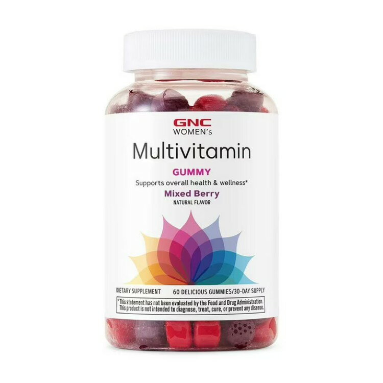 GNC 女性用マルチビタミン - ミックスベリー GNC Women's Multivitamin - Mixed Berry -Support for Overall Wellness, 60 Gummies 【お取り寄せ商品】
