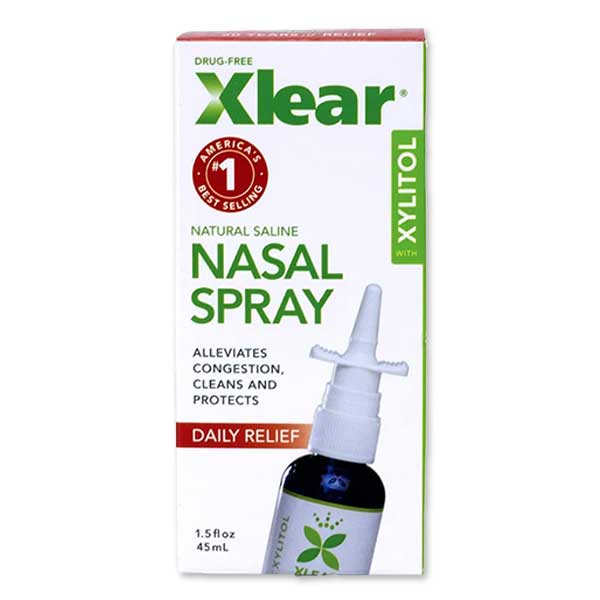 キシリア キシリトール 生理食塩水 鼻スプレー 45ml(1.5fl oz) Xlear Xylitol and Saline Nasal Spray
