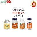 【お得クーポンあり】【25周年記念セット】メガビタミンの基本ATPセット 3ヶ月分 ビスグリシン酸鉄 ビタミンCタイムリリース ビタミンB50 ビタミンE400IU ナウフーズ ソラレー(4)