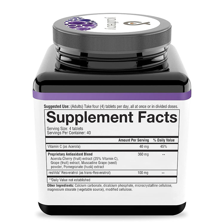 ユーセオリー レスベラトロール アドバンス 160粒 タブレット youtheory Resveratrol Advanced Tablet ポリフェノール 若々しい 美の秘訣 美容成分 健康サプリメント 栄養補助食品 海外 アメリカ【お取り寄せ商品】【合わせて買いたい】