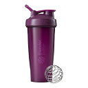 ブレンダーボール付きシェイカー 28oz 828ml プラム Blender Bottle(ブレンダーボトル)