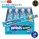 ナーズ ロープ グミ キャンディー ベリーベリー 26g (0.92oz) 24個入り Nerds Rope Very Berry Candy アメリカのお菓子 おやつ ASMR 咀嚼音 スイーツ 話題