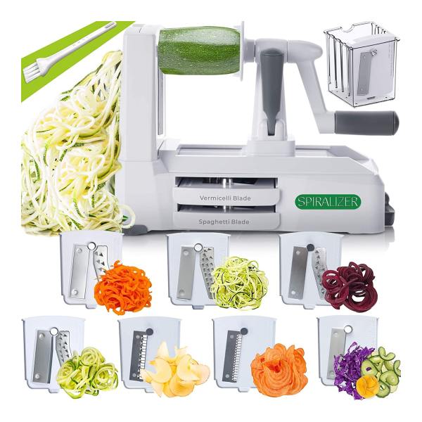 [日々の料理を楽しく！]【在庫限り！】ベジタブルスライサー 7種類セット Spiralizer（スパイラライザー）