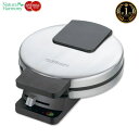 クイジナート ワッフルメーカー 4枚焼き シルバー WMR-CA Cuisinart Round Classic Waffle Maker Silver [海外直送] 丸型